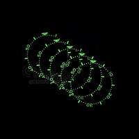 Insert de lunette en céramique luminescente verte JGOA 38MM C3 compatible avec le boîtier de montre pour homme SKX007 SRPD Abalone Tuna avec mouvement Seiko NH35 NH36