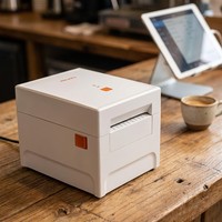 Impresora de Etiquetas de Códigos de Barras Térmica Directa AiYin de 80 mm, ESC/POS, Interfaz USB COM, Resolución de 203 DPI, Papel para Etiquetas