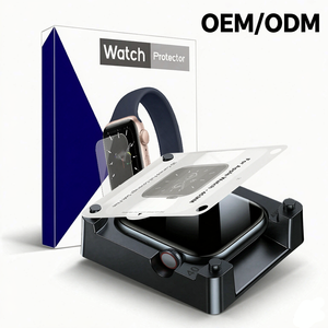 Film de protection en TPU incassable personnalisé pour <span class=keywords><strong>verre</strong></span> de montre avec applicateur d'alignement pour <span class=keywords><strong>Apple</strong></span> <span class=keywords><strong>Watch</strong></span> Series 12 11 SE4 46mm 42mm 44mm 40mm - Product Image 1
