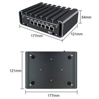 Mini PC Industrial G31 5405U 6405U I3 10110U 7100U 8130U 6 82574L I211 con Ethernet, Firewall, Router, Micro Ubuntu, Win 10