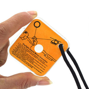 Wholesale Outdoor Emergency Survival Reflective Signal Mirror Whistle Practical Adventure <b>Camping</b> <b>Hiking</b> Hunting EDC Tools - Product Image 1