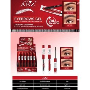 VENTES FLASH - Gels pour sourcils, liquide coiffant neutre, sans logo, incolore, transparent, sans flocons blancs, gel à tenue forte, 6/10 ml - Product Image 1