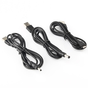 1.2m DC điện sạc cáp <span class=keywords><strong>USB</strong></span>-A Nam để DC <span class=keywords><strong>Micro</strong></span> nối <span class=keywords><strong>jack</strong></span> cắm cáp PVC - Product Image 2