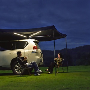 <span class=keywords><strong>4x4</strong></span> tout-terrain voiture auvent Camping tente debout libre 360 degrés voiture toit côté auvent voiture auvent tente pour Camping - Product Image 4