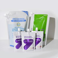 Pochette liquide en plastique biodégradable debout sacs d'emballage de boisson de shampooing de jus sac de poche de bec Doypack
