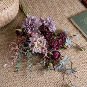 ช่อดอกกุหลาบประดิษฐ์ CallaFloral ทำจากผ้าพลาสติกถัก สำหรับตกแต่งงานแต่งงาน รุ่น CF02112 - Product Image 3