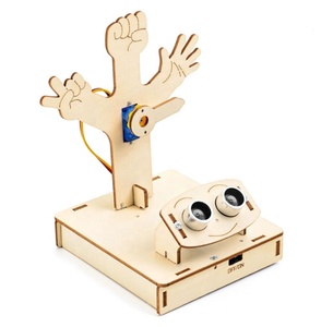 Jeu <span class=keywords><strong>de</strong></span> devinettes à ultrasons, technologie intelligente, petit modèle d'assemblage, éducation STEM, expérience scientifique, aide pédagogique en bois - Product Image 3