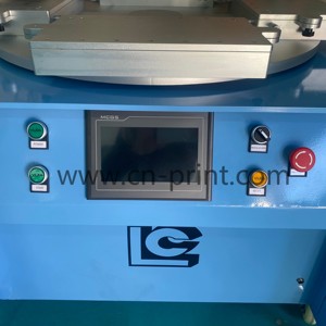 Máy in lụa tự động khí nén tốc độ cao, kiểu bàn phẳng nhỏ gọn dành cho túi giấy, có băng tải và bàn làm việc - Product Image 4