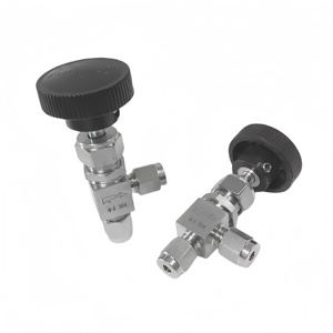 Válvula de Aguja de Acero Inoxidable Tipo <span class=keywords><strong>Swagelok</strong></span>, Montaje en Panel, Codo de 90 Grados, Válvula de Aguja de Control de Flujo de Alta Presión - Product Image 3