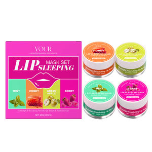 Set de Mascarillas Labiales Hidratantes para Dormir, 4 Sabores, Cuidado Hidratante, Reparación Nocturna, Tratamiento Voluminizador, Marca Privada - Product Image 1