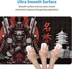 FX Japanese Samurai Mouse <b>Pad</b> Thickened Enlarged Gaming Desk Mat with Stitched Edge Office Computer Accessories OEM/ODM Service - Product Image 3