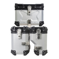 Vente en gros Nouvelle Boîte Arrière de Moto Coffre Électrique 45L Étanche Multifonctionnel en Alliage d'Aluminium Noir