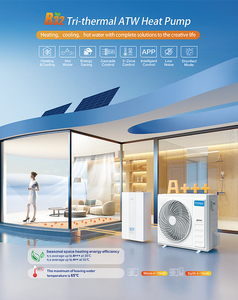 Pompe à chaleur eau-eau silencieuse <span class=keywords><strong>Climatiseur</strong></span> <span class=keywords><strong>Mono</strong></span> Split Inverter 16KW Compresseur DC Chauffage et Refroidissement ECS <span class=keywords><strong>Climatiseur</strong></span> Industriel - Product Image 6