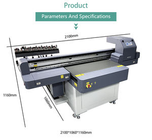Impresora UV Plana 6090 de Gran Formato, Máquina de Inyección de Tinta Digital Rotativa para Vidrio, Acrílico, PVC, CMYK, Blanco y Barniz - Product Image 2