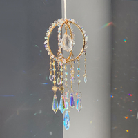 Venta al por mayor de atrapasoles de cristal ecológicos pulidos de 40 cm con forma de bola, excelente artesanía y detalles exquisitos para sombras.