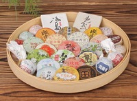Koleksi Sampel 30 Jenis Teh Pu'er Yunnan Pu'er Teh Mentah & Matang Bingdao Banzhang Mini Tuocha Teh Beraroma