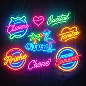 Luz Decorativa LED <span class=keywords><strong>de</strong></span> Neón con Patrón Animal Vibrante, Tema <span class=keywords><strong>de</strong></span> Mascotas para Tienda <span class=keywords><strong>de</strong></span> Mascotas, Zoológico, Salón Público, Adorno <span class=keywords><strong>de</strong></span> Pared - Product Image 2