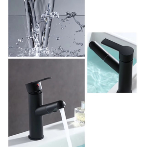 Robinet de lavabo cascade de luxe en acier inoxydable, mitigeur d'eau chaude <span class=keywords><strong>et</strong></span> froide pour hôtel <span class=keywords><strong>et</strong></span> résidentiel - Product Image 5