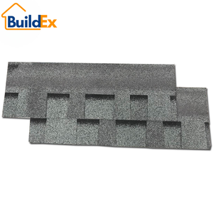 Bardeaux de toiture en asphalte <span class=keywords><strong>noir</strong></span> charbon à <span class=keywords><strong>double</strong></span> couche de conception moderne standard américaine, épaisseur de 5,2 mm pour les tuiles de toiture résidentielles - Product Image 1