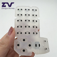 Clavier à distance personnalisé Zengyu Appuyez sur les boutons poussoirs en caoutchouc conducteur en silicone