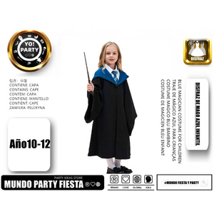 COSTUME COSPLAY mago per bambini # Top supereroe in raso 20035 per bambini - Product Image 1
