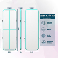 Tapis de gymnastique gonflable Air Track 3M 4M 5M 6M avec pompe pour la gymnastique artistique et l'entraînement physique