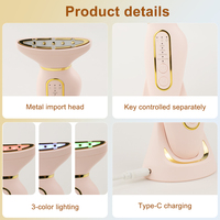 Appareil de massage vibrant multifonctionnel portatif personnalisé à 3 vitesses, rechargeable, pour le soin du visage et du cou, vente en gros