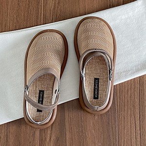 Sandalias de Lino de Verano para Mujer - Zapatos con Suela Blanda, Punta Cubierta, Mules Transpirables de Malla Exterior, Modelo Ho916 - Product Image 3