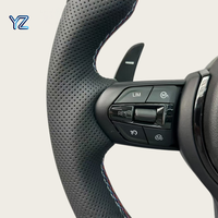 Volante Deportivo en Forma de D, Completamente en Cuero, para BMW F30 F10 F11 F18 F20 F21 F22 F45 F31 F35 E70 E71 E90 E91 E92 X1 X2 X3 X4