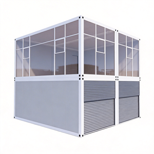 Contenedor Prefabricado <span class=keywords><strong>de</strong></span> 2 Pisos para <span class=keywords><strong>Alquiler</strong></span>, Fácil <span class=keywords><strong>de</strong></span> Reventa, con Tienda <span class=keywords><strong>de</strong></span> Vidrio Panorámico y Almacenamiento en el Piso Bajo, Ideal para Negocios <span class=keywords><strong>de</strong></span> <span class=keywords><strong>Alquiler</strong></span> - Product Image 2