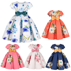 Mode fleur fille <span class=keywords><strong>robe</strong></span> fête anniversaire mariage princesse bébé filles vêtements enfants enfants fille robes - Product Image 2