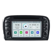 Autoradio Android 11.0 7 pouces 4G 64G pour Mercedes Benz SL R230 SL350 SL500 2001-2004, tablette multimédia de remplacement audio