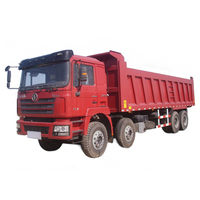 En stock, Shacman F3000 8*4 12 roues, camion benne Euro 2 d'occasion, le plus grand camion benne