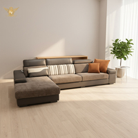 Italienische Möbel Modernes Leder-Sofa in Braun für Elegante Wohnzimmereinrichtung