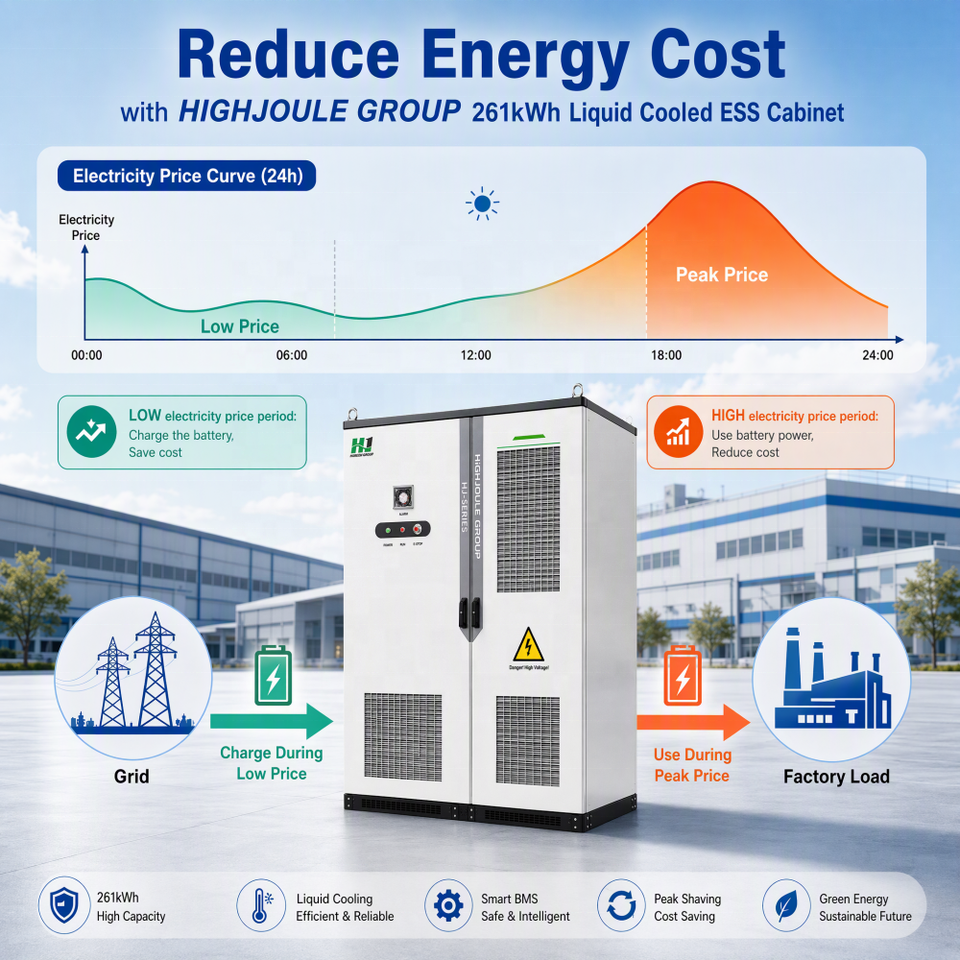 HJ All in One Solar Solar ESS 261KWh 418KWh 522KWh 3MWh Outdoor Lifepo4 ...