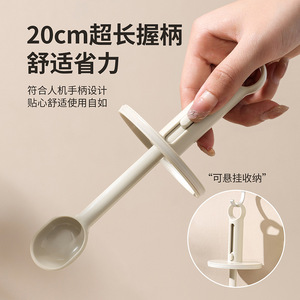 Tarro de especias de vidrio de borosilicato alto con cuchara y tapa hermética, contenedor doméstico para condimentos sólidos - Product Image 3