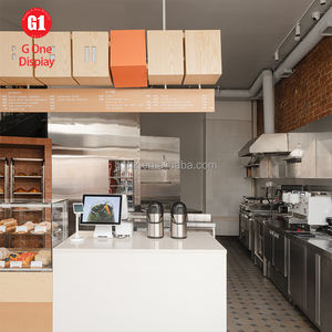 Muebles de Madera para Exhibición de Panadería Estilo Macaron, Accesorios Personalizados para Tiendas de Café, Diseño a Medida - Product Image 1