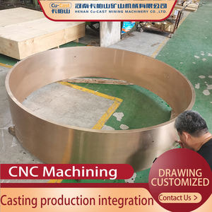 บุชชิ่งทองแดงทนต่อการสึกหรอสำหรับคอมเพรสเซอร์แบริ่งชิ้นส่วนเครื่องขุดเหมืองเหล็กอัลลอยที่ไม่ได้มาตรฐานกำหนดเอง - Product Image 6