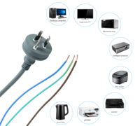 Cable de Alimentación con Enchufe Australiano Estándar de 10A 250V, 3 Clavijas, 0.75mm², 1.2M, para Electrodomésticos, con Certificación SAA