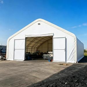 Tente industrielle à double structure en acier, design moderne, extra robuste pour grandes ateliers, hangars d'avions, abris de stationnement pour voitures - Product Image 1
