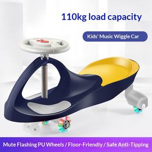 Mainan Twister Anak Mobil Goyang Licin Plastik Usia 1-8 Tahun Unisex Roda Empat - Product Image 3