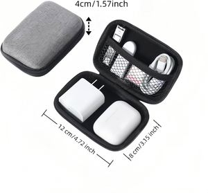 Electronic Accessories Organizer <b>Bag</b> Water-Resistant EVA Hard Shell <b>Tech</b> Case Shockproof Case for Travel Storage - Product Image 3