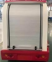 Volets roulants électriques modernes anti-ouragan avec construction en acier fini, portes et fenêtres extérieures anti-collision, sur mesure