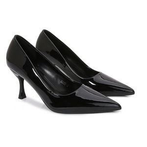 Y 36-41 7.5cm Woman's Solid Color Fine <strong>Closed</strong> <strong>Toe</strong> <strong>High</strong> <strong>Heels</strong> Single Professional Shoes for Office Ladies Female Women - Product Image 6