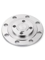 Bride aveugle en acier inoxydable usinée CNC, 100 mm DN100 SS304 316L, livraison rapide pour raccordement de tuyauterie général, directement de l'usine