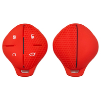 Coque de clé télécommande en silicone alvéolé 4 boutons pour Jetour Traveler Shanhai T2 – Vente en gros