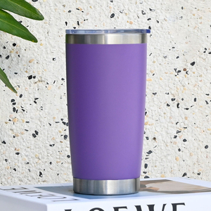 Vaso Térmico de Acero Inoxidable de 20 oz, 100% Hermético, con Tapa Deslizante, para Viajes - Product Image 1
