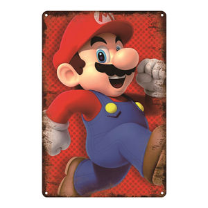 Plaque murale en étain personnalisée imprimée 20*30cm, <span class=keywords><strong>affiche</strong></span> métallique vintage rectangulaire, finition rouillée peinte - Product Image 4