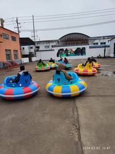 <span class=keywords><strong>Voiture</strong></span> tamponneuse électrique gonflable QIQU, capacité 200 kg, en HDPE et PVC, avec lumières LED musicales, pour adultes et enfants, pour arènes et parcs d'attractions - Product Image 3