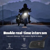 Casque audio Mocell pour casque de moto avec technologie d'annulation du bruit en plastique ABS pour une communication fluide